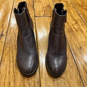 AGL Dark Brown Ankle Boots